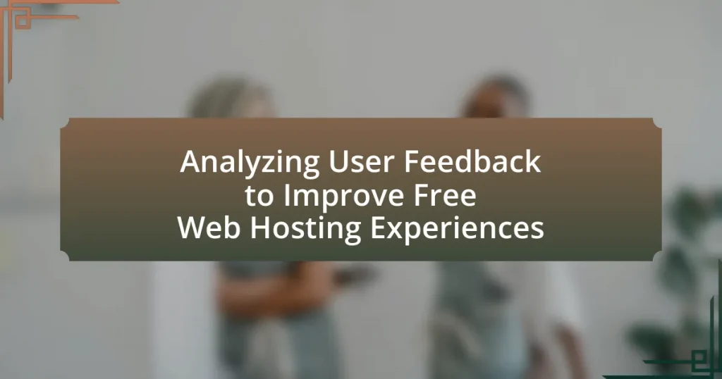 Analyzing User Feedback to Improve Free Web Hosting Experiences