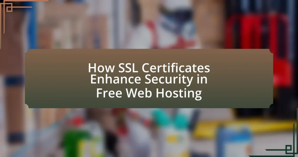How SSL Certificates Enhance Security in Free Web Hosting